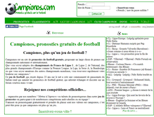 Tablet Screenshot of campionos.com